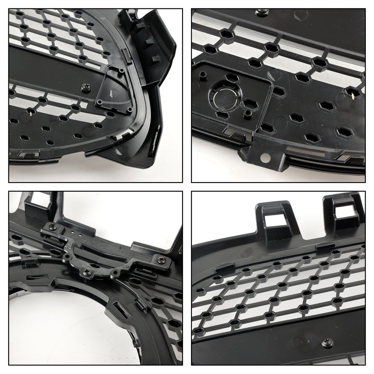 2019-2023 Benz A-Class W177 A180/200/A35 Diamond Front Bumper Mercedes Grill Grille Black Grill