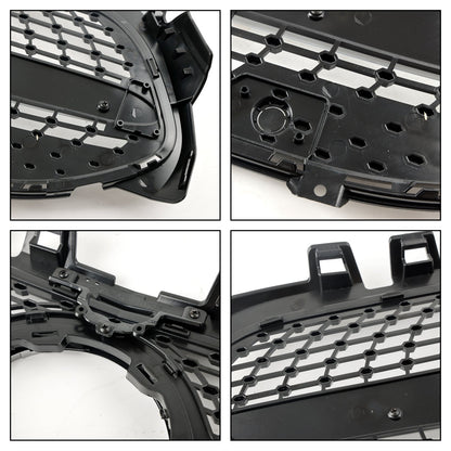 2019-2023 Benz A-Class W177 A180/200/A35 Diamond Front Bumper Mercedes Grill Grille Black Grill