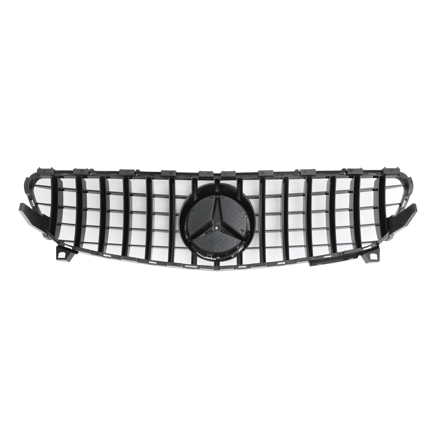 2016-2018 Mercedes Benz A-CLASS W176 AMG Style Grille Front Bumper Glossy Black Replacement Grill