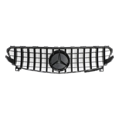 2016-2018 Mercedes Benz A-CLASS W176 AMG Style Grille Front Bumper Glossy Black Replacement Grill