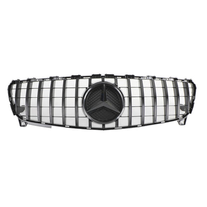 2016-2018 Mercedes Benz A-CLASS W176 AMG Style Grille Front Bumper Glossy Black Replacement Grill