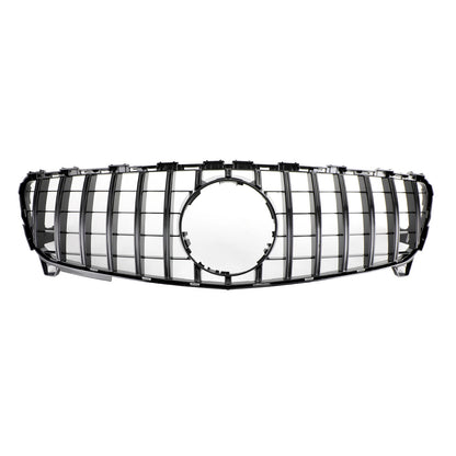 2016-2018 Mercedes Benz A-CLASS W176 AMG Style Grille Front Bumper Glossy Black Replacement Grill