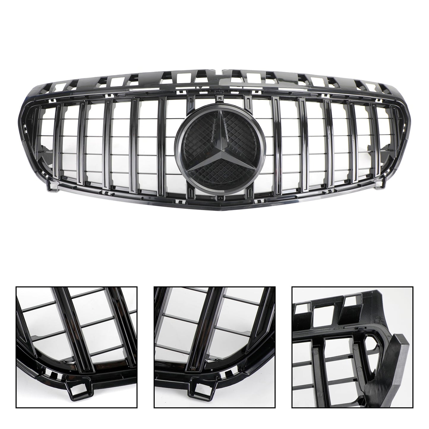 2012-2015 Mercedes-Benz A-CLASS W176 GT Style Grill Bumper Front Black Grille