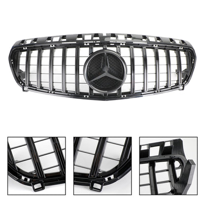 2012-2015 Mercedes-Benz A-CLASS W176 A180/200/A45 Front Bumper Grille Gloss Black AMG Style Grill