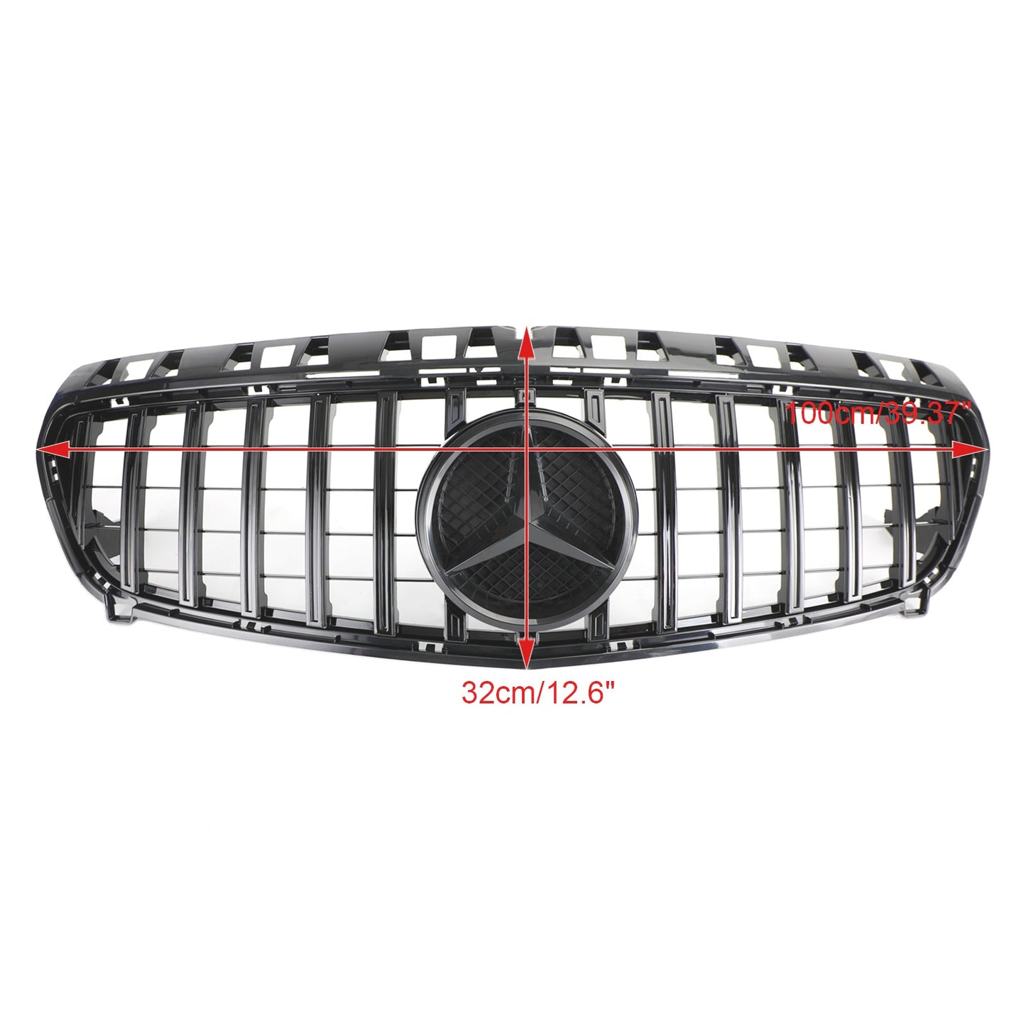 2012-2015 Mercedes-Benz A-CLASS W176 GT Style Grill Bumper Front Black Grille