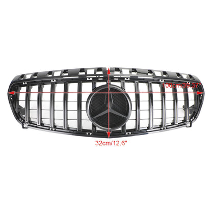 2012-2015 Mercedes-Benz A-CLASS W176 A180/200/A45 Front Bumper Grille Gloss Black AMG Style Grill