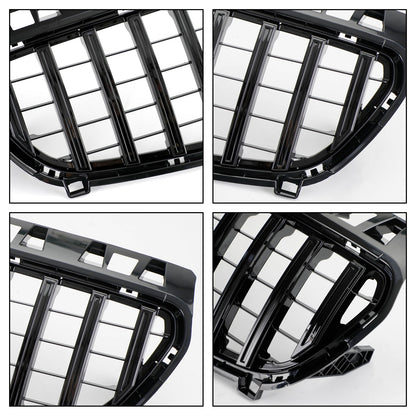 2012-2015 Mercedes-Benz A-CLASS W176 A180/200/A45 Front Bumper Grille Gloss Black AMG Style Grill