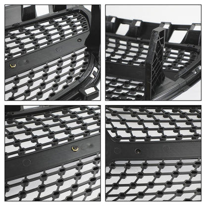2013-2015 Mercedes W176 A-Class A180/200/A45 Front Bumper Grille Black Chrome Replacement Grill