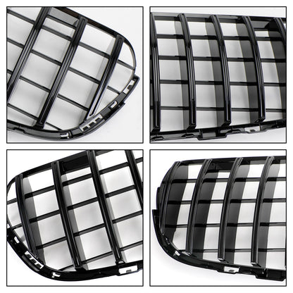 2015-2019 GLC-Class X253 GLC250/300/350e Mercedes Benz AMG Style Grille Front Bumper Replacement Black Grill
