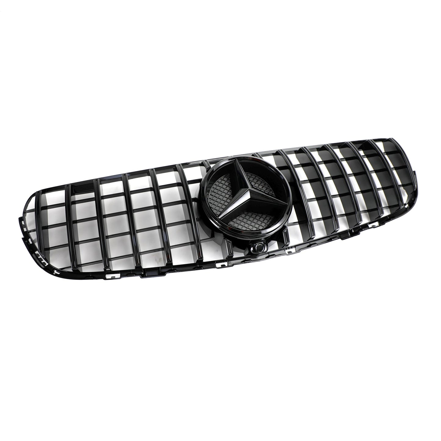 2015-2019 GLC-Class X253 GLC250/300/350e Mercedes Benz AMG Style Grille Front Bumper Replacement Black Grill