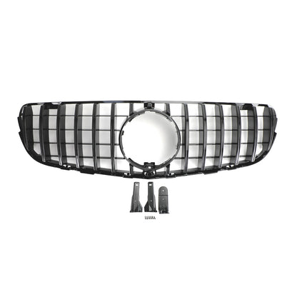 2015-2019 Benz X253 GLC-Class GLC250/300/350e/220d Mercedes Front Bumper Grille Gloss Black AMG Style Grill