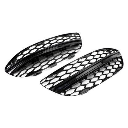 2015-2018 Mercedes Benz C-CLASS W205 Base Sedan Mesh Front Fog Light Cover 2058850723 2058851123 Generic