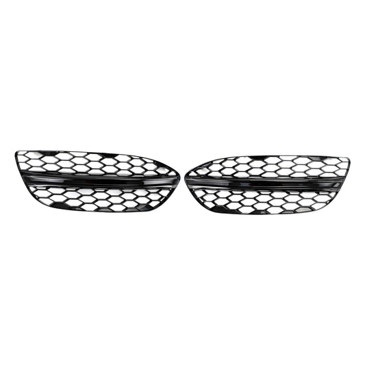 2015-2018 Mercedes Benz C-CLASS W205 Base Sedan Mesh Front Fog Light Cover 2058850723 2058851123 Generic