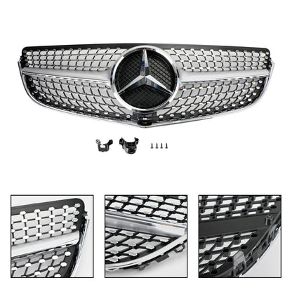 Diamond Style | 2014-2017 | E-Class | W207/C207 Coupe | Mercedes Benz Front Grill Chrome Grille With Star Emblem