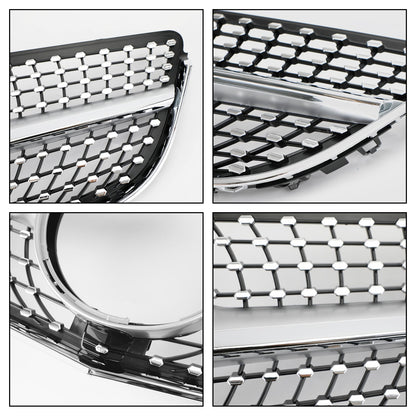 2014 2015 2016 2017 Mercedes Benz E-Class W207/C207 Coupe Diamond / OEM Style Grill Front Bumper Replacement Grille
