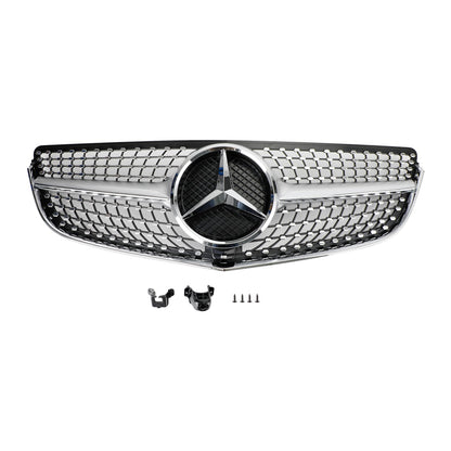 2014 2015 2016 2017 Mercedes Benz E-Class W207/C207 Coupe Diamond / OEM Style Grill Front Bumper Replacement Grille