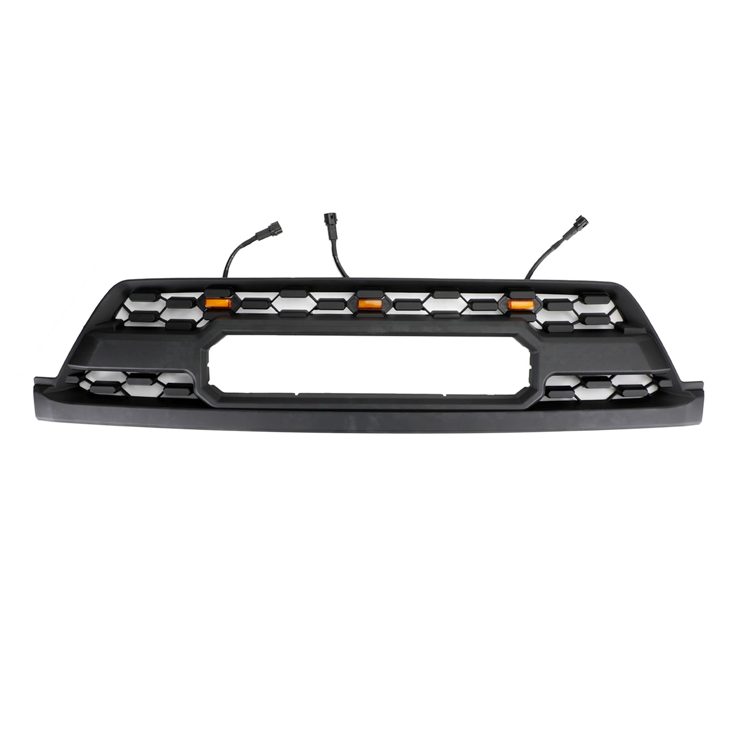 TRD PRO Style Grille For 2002-2005 Toyota 4Runner Black Front Bumper Grill W/ LED & Letter