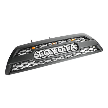 Toyota 4Runner 2006 2007 2008 2009 TRD PRO Grille Matte Black Front Grille With LED Light & Letter