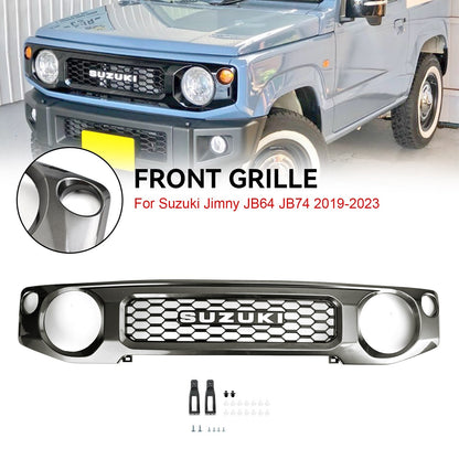 Suzuki Jimny JB64 JB74 2019-2023 Honeycomb Front Bumper Grill Generic