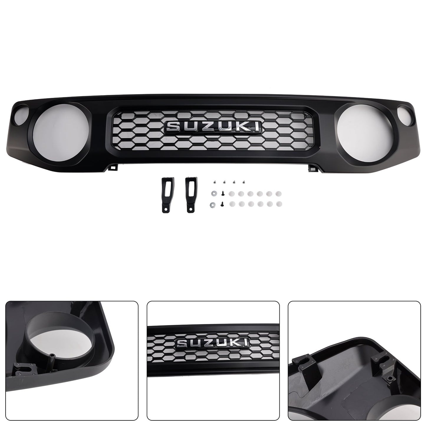 2019-2023 Suzuki Jimny JB64 JB74 Black Honeycomb Front Bumper Grille Grill 9911C78R00ZSC