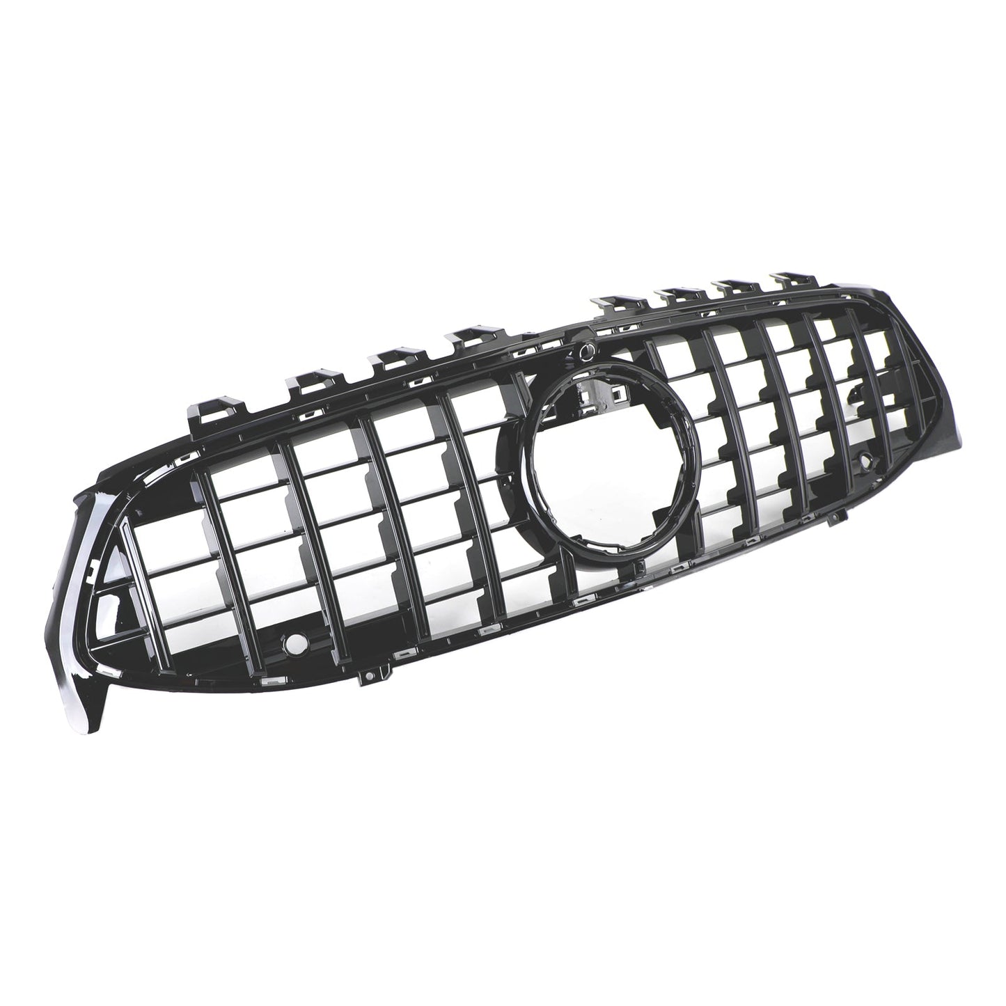 2019-2023 Mercedes Benz CLA-Class W118 C118 CLA180/200/220/250 Front Bumper Grill Gloss Black GTR Style Grill
