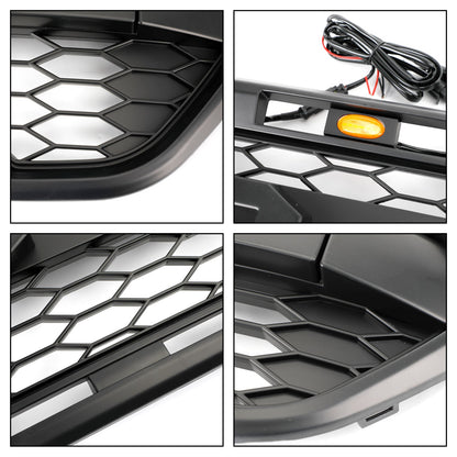 2018-2023 Ford Transit Custom Raptor Style Honeycomb Mesh Black Grille