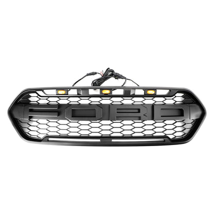 2018-2023 Ford Transit Custom Matte Black Front Honeycomb Grille Raptor Grille