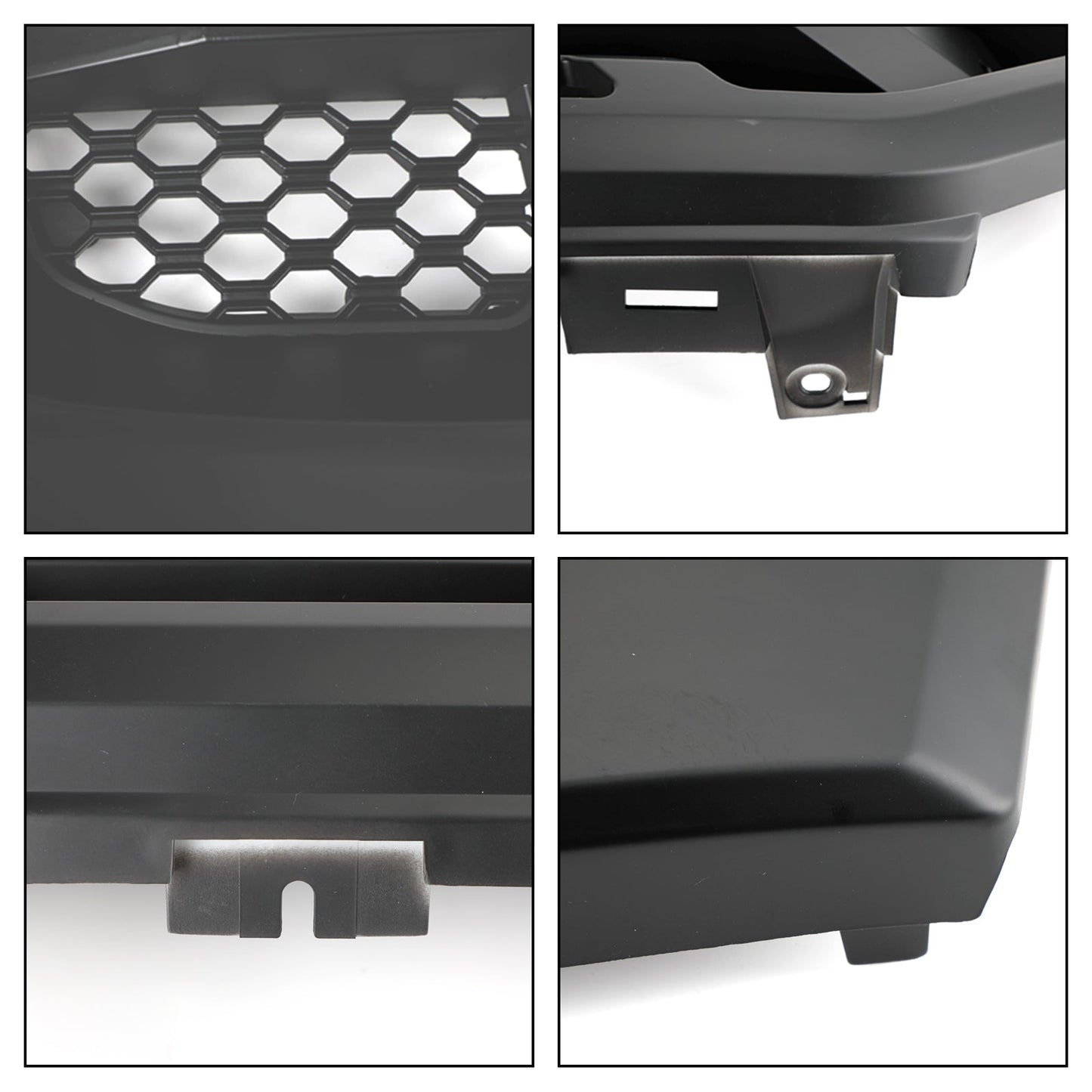 Ford Ranger T7 2015-2019 Wildtrak Raptor Style Front Bumper Grill Replacement Matte Black Grille