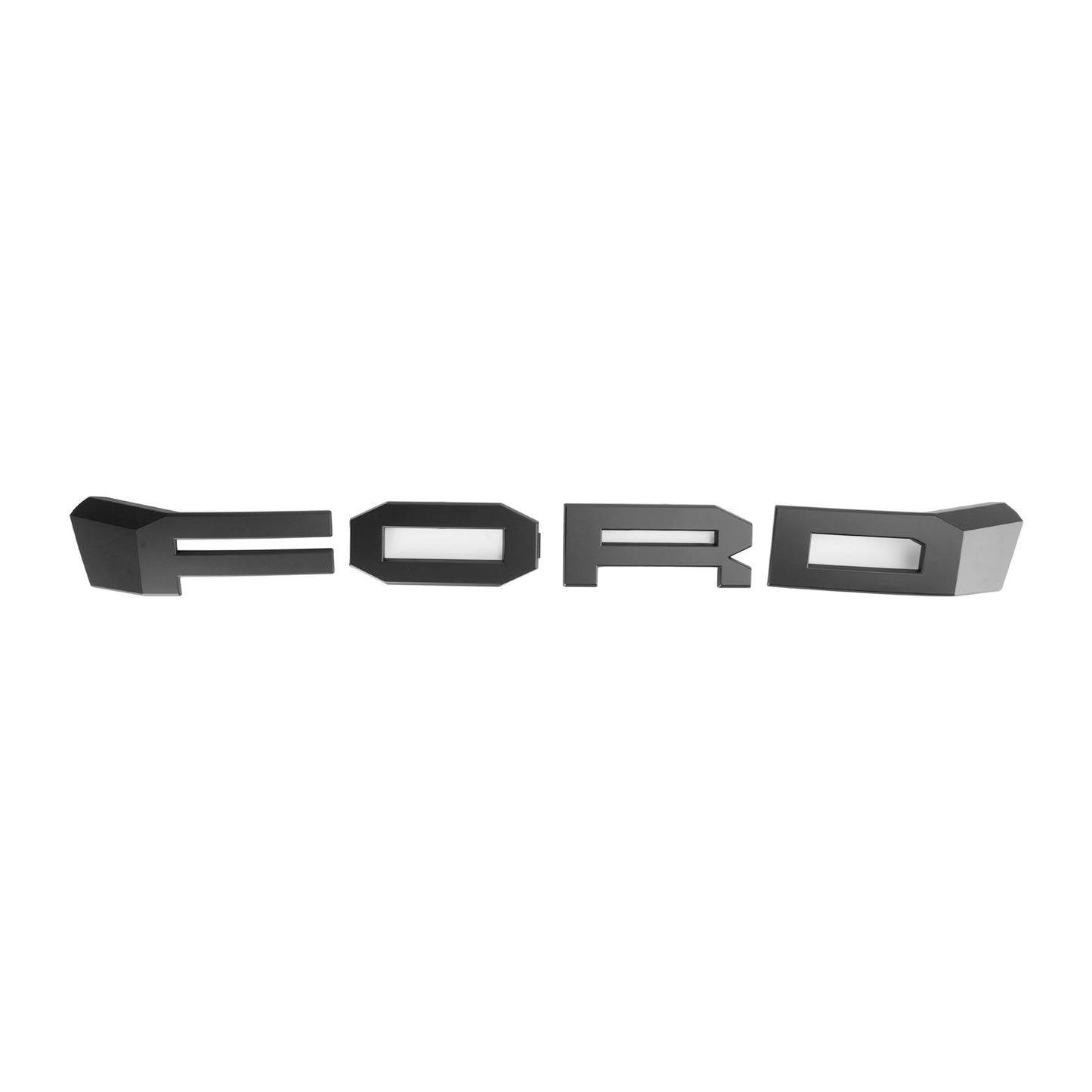 Ford Ranger T7 2015-2019 Wildtrak Raptor Style Front Bumper Grill Replacement Matte Black Grille