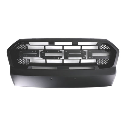 Ford Ranger T7 2015-2019 Wildtrak Raptor Style Front Bumper Grill Replacement Matte Black Grille