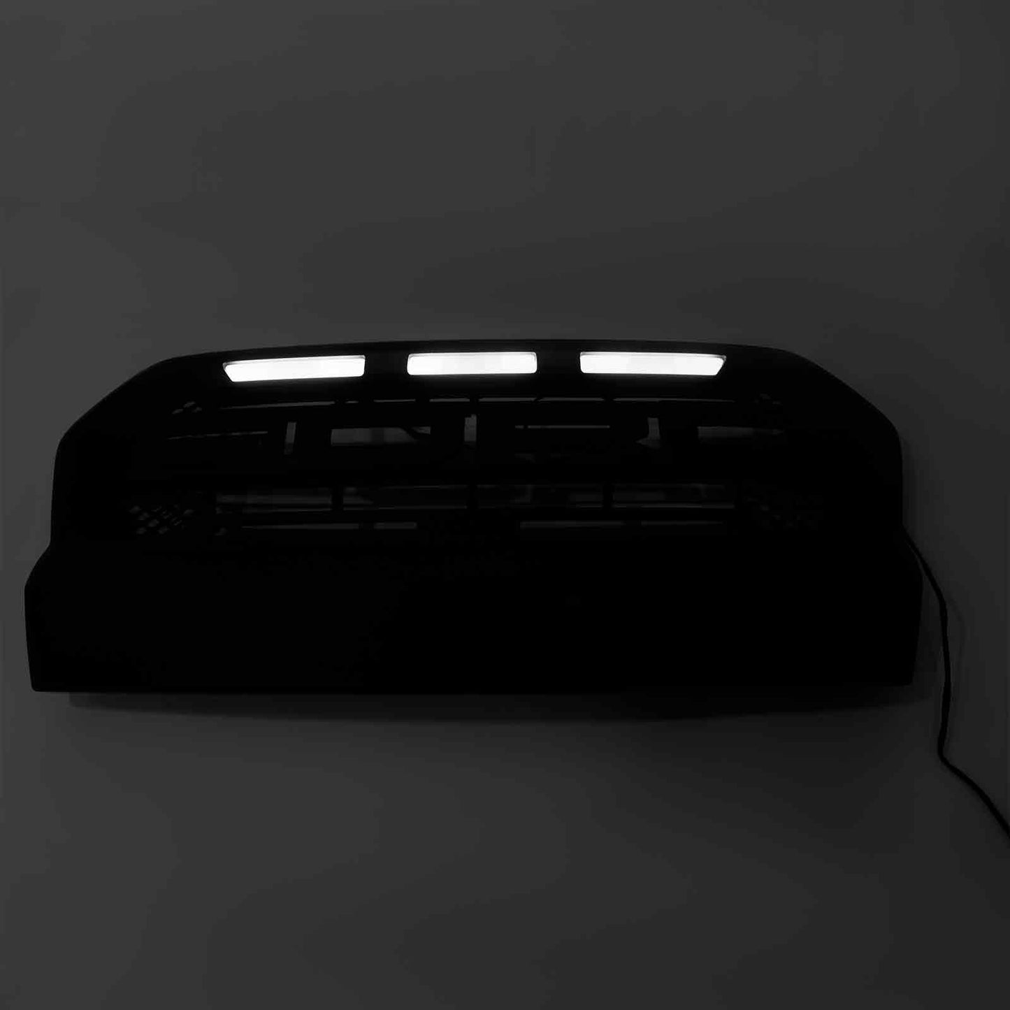 Ford Ranger 2015-2019 T7 Front Bumper Grill Black Raport Style Grille W/3 White LED