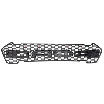 2015-2019 Ford Ranger T7 Matte Black Front Bumper Grill Grille W/LED Generic