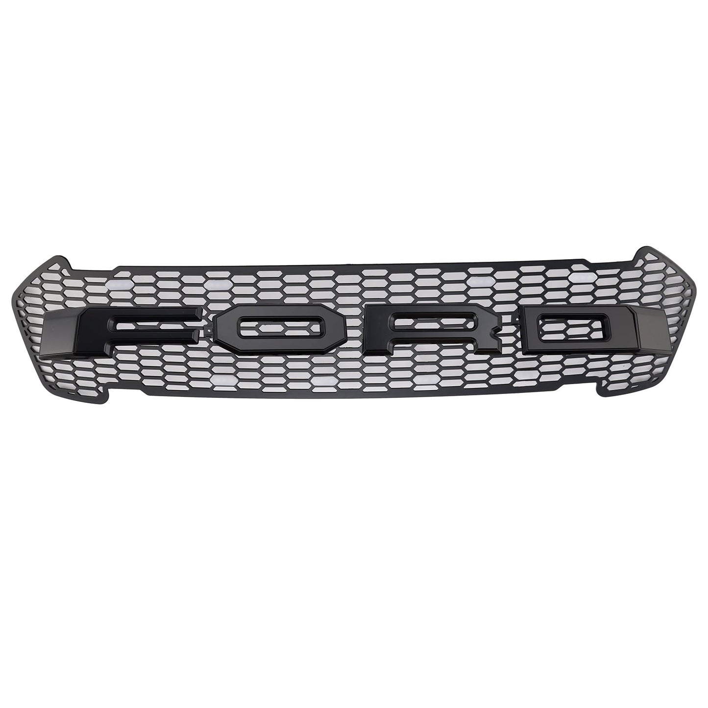 2015-2019 Ford Ranger T7 Matte Black Front Bumper Grill Grille W/LED