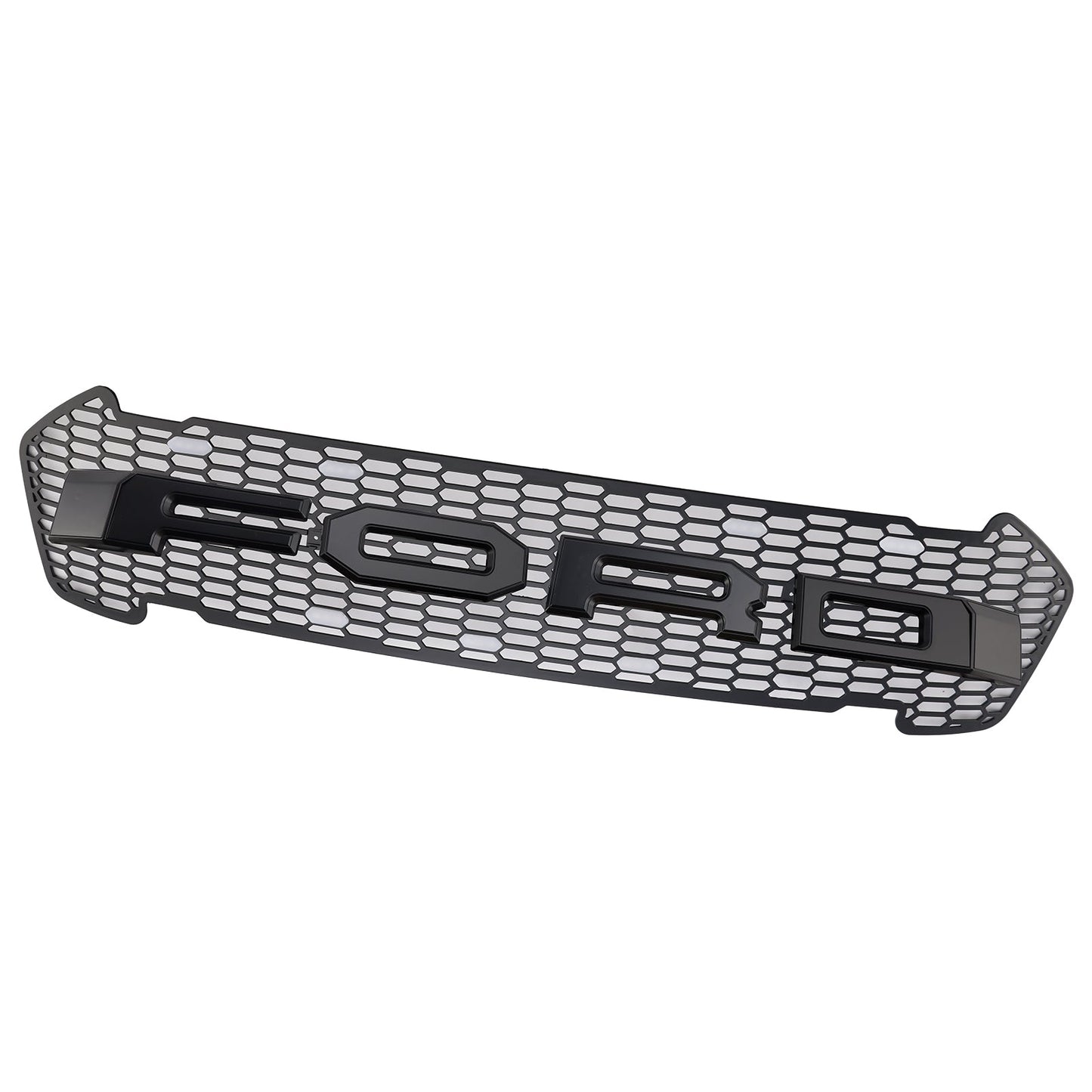 2015-2019 Ford Ranger T7 Matte Black Front Bumper Grill Grille W/LED
