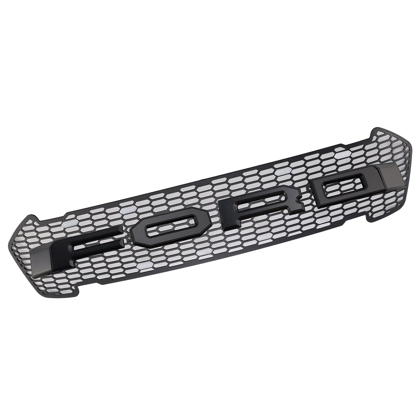 2015-2019 Ford Ranger T7 Matte Black Front Bumper Grill Grille W/LED