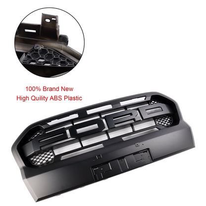 2019-2023 Ford Ranger Wildtrak Front Bumper Black Grille Raptor Sport Replacement Grill With Letter