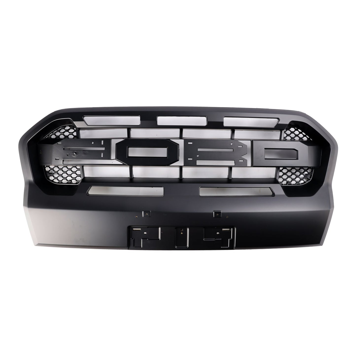 2019 2020 2021 2022 2023 Ford Ranger Wildtrak Black Grille Raptor Style Front Bumper Replacement Grille