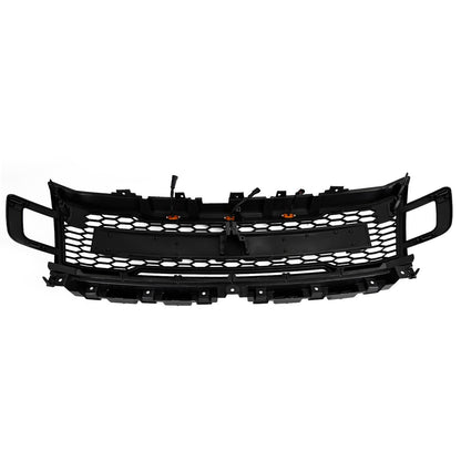 2018-2021 Ford Expedition Front Raptor Grill Matte Black Replacement Grille With LED Light