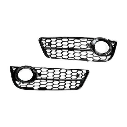 2007-2011  Audi A5 Standart Pair Honeycomb Front Fog Light Cover Grille 1522024