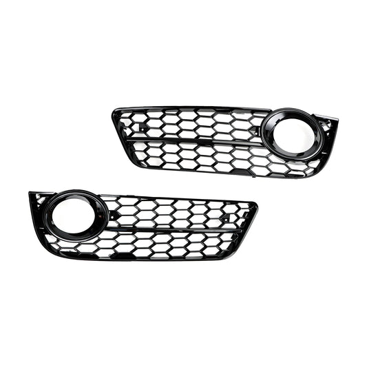 2007-2011  Audi A5 Standart Pair Honeycomb Front Fog Light Cover Grille 1522024