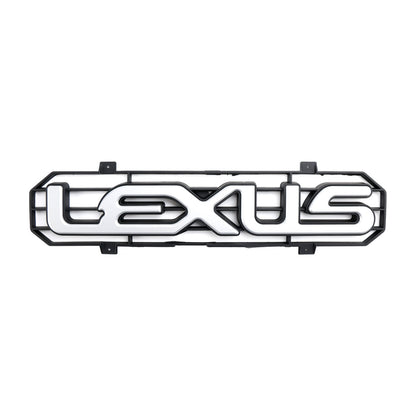 1998-2002 Lexus LX470 LX570 Matte Black Front Bumper Grill With LED Light