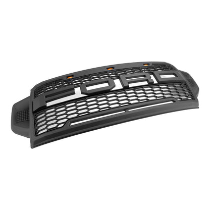 F250 F350 F550 2021-2022 Ford Super Duty Raptor Style Front Bumper Grill W/LED Lights Generic