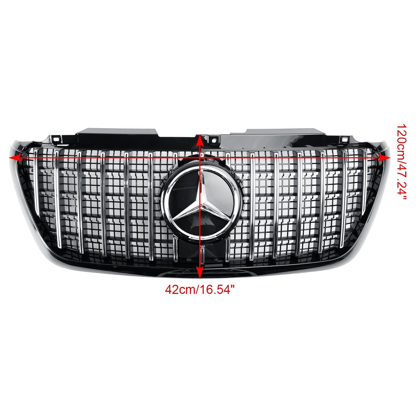 2018.2-2023 Mercedes Benz Sprinter W907 W910 AMG 1500 2500 3500 Front Bumper Grill AMG Style Grille