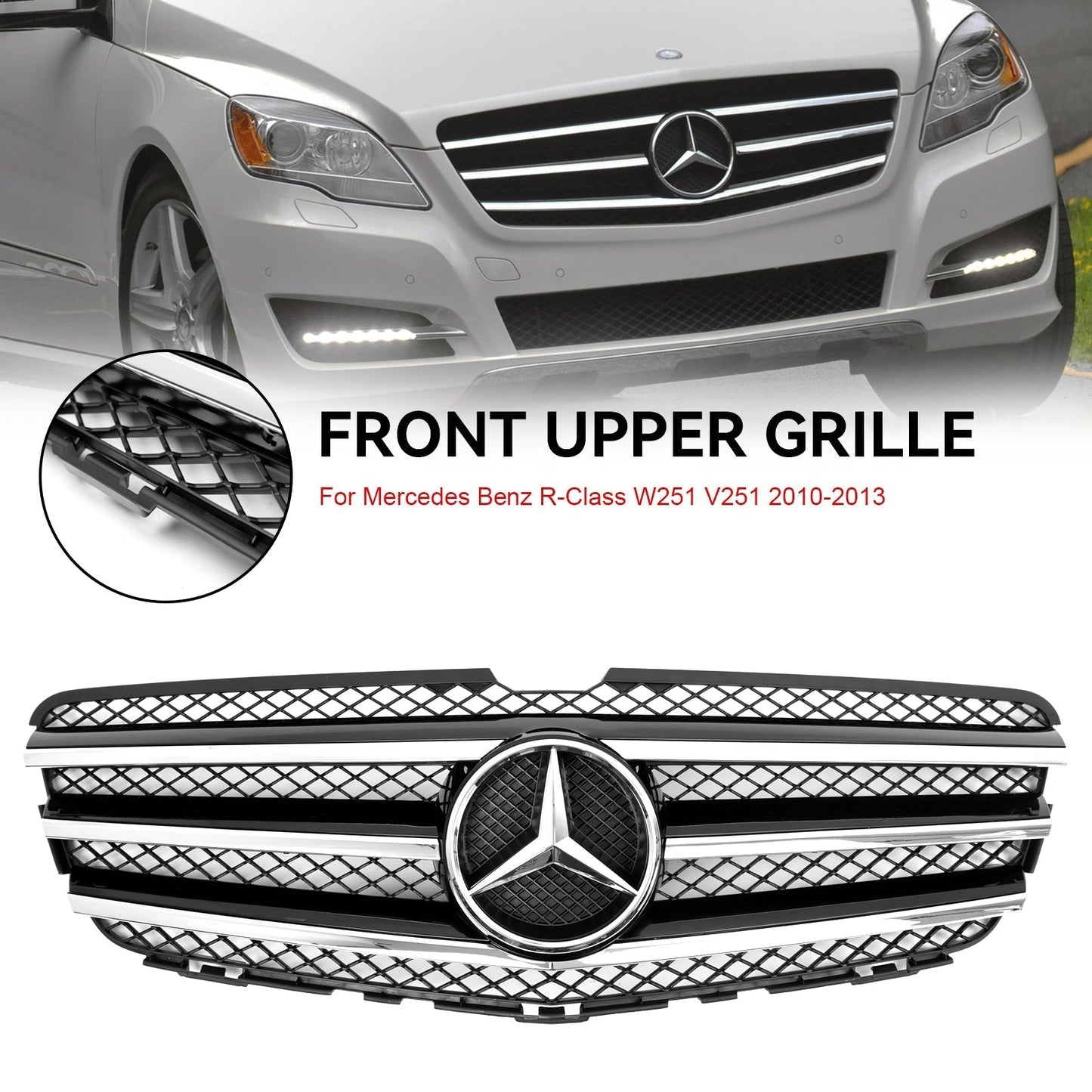 2010-2013 Benz R Class W251 V251 A2518801583 Front Bumper Grille Grill