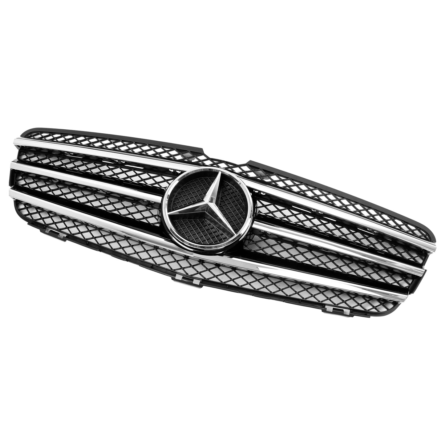 2010-2013 Mercedes-Benz R-Class W251 R300/350/500/320CDI Front Bumper Grille Chrome Black Replacement Grill