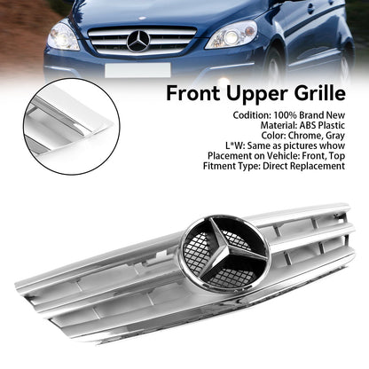 2009-2011 Benz B-Class W245 B170/180/200 Mercedes Front Bumper Grille Chrome Black Replacement Grill