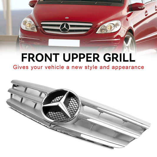 2009-2011 Benz B-Class W245 B170/180/200 Mercedes Front Bumper Grille Chrome Black Replacement Grill
