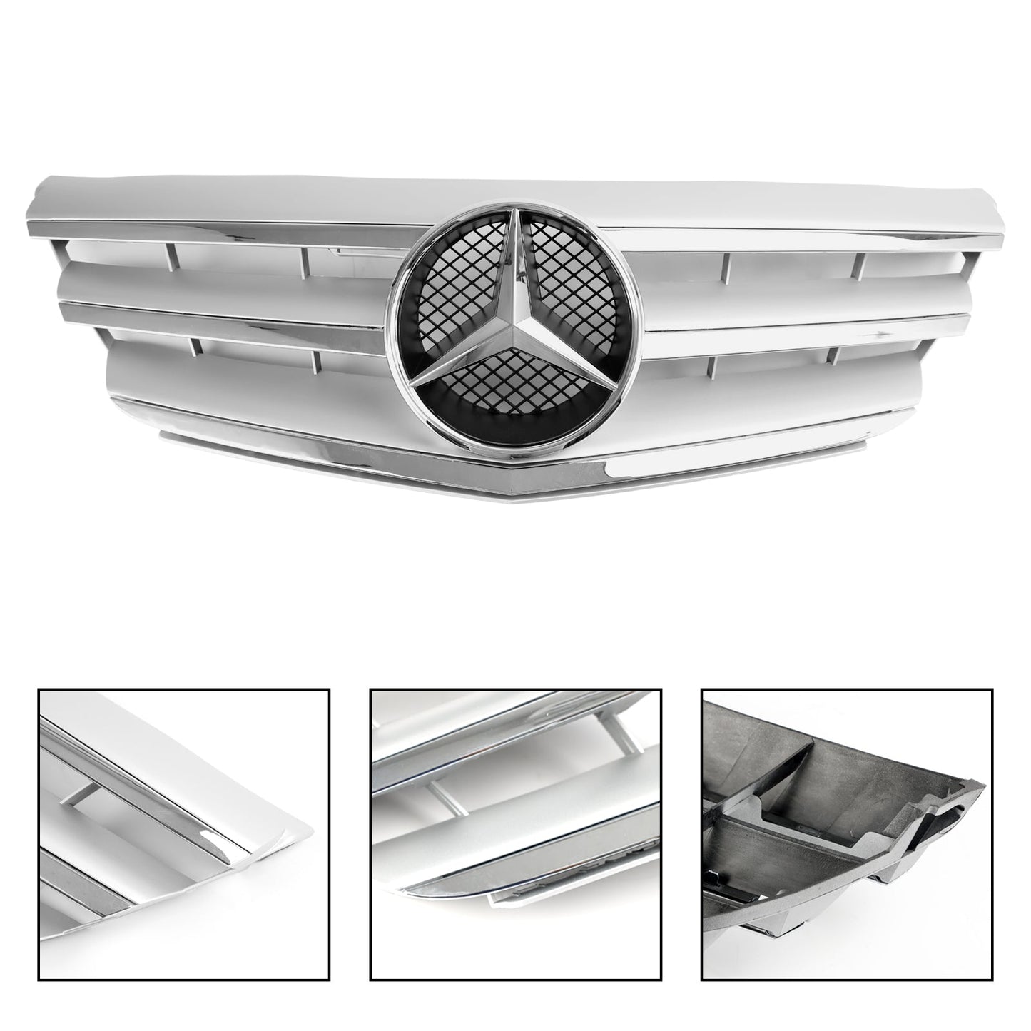 2009-2011 Benz B-Class W245 B170/180/200 Mercedes Front Bumper Grille Chrome Black Replacement Grill