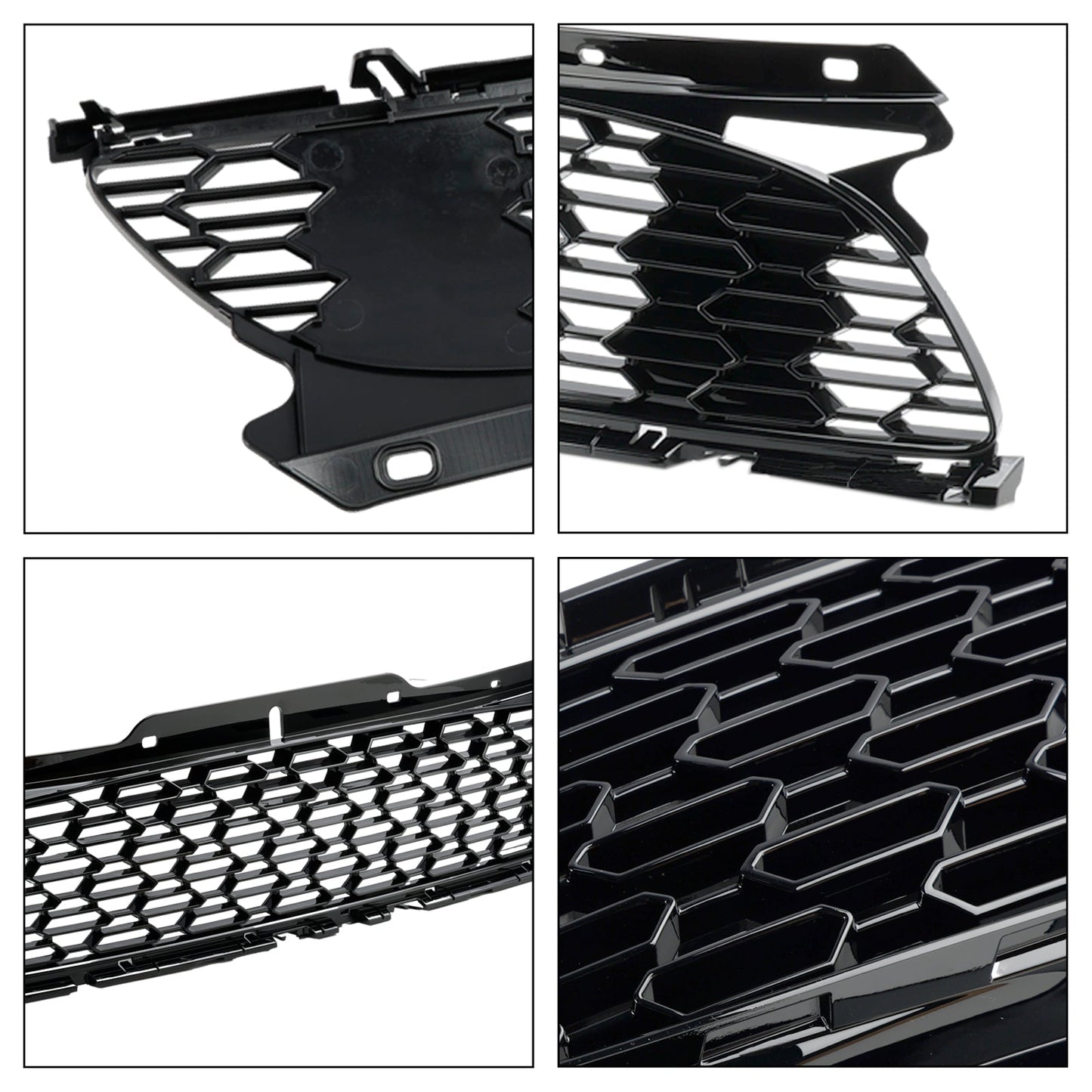 2007.06-2015 Mini Cooper S R55 R56 R57 R58 R59 JCW Style Gloss Black Front Bumper Grill Grille