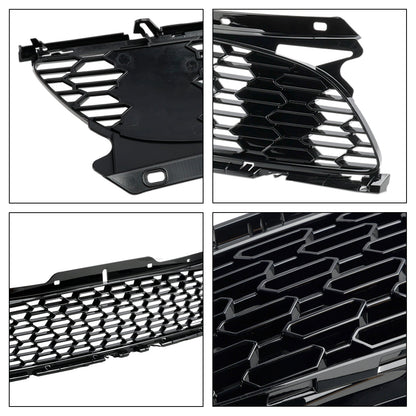 2007.06-2015 Mini Cooper S R55 R56 R57 R58 R59 JCW Style Gloss Black Front Bumper Grill Grille